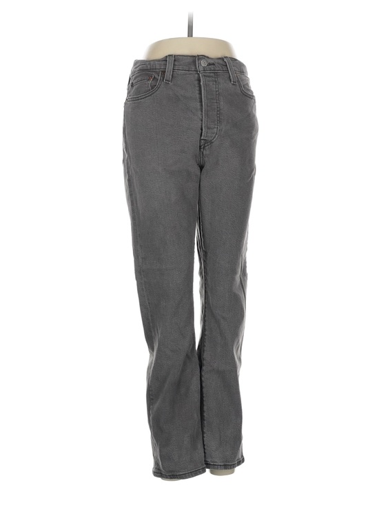 Levi's Denim - Levi's Women's Gray Straight-Leg Jeans